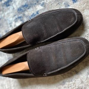 Prada Men’s Brown Suede Loafers